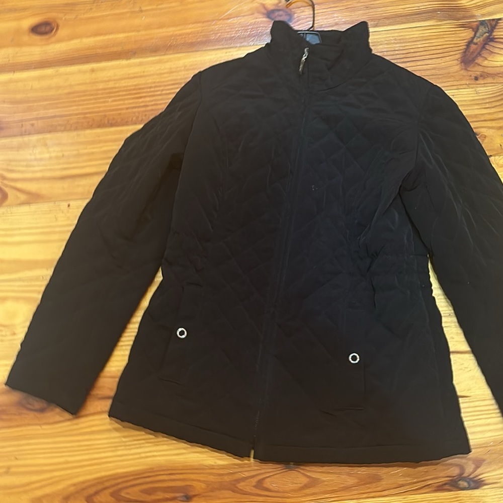 Esprit black quilted jacket size small